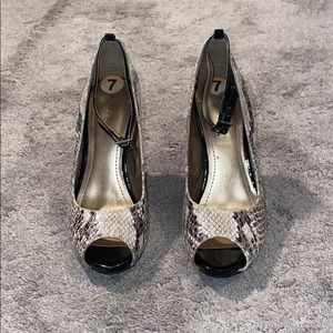 Snakeskin High Heels